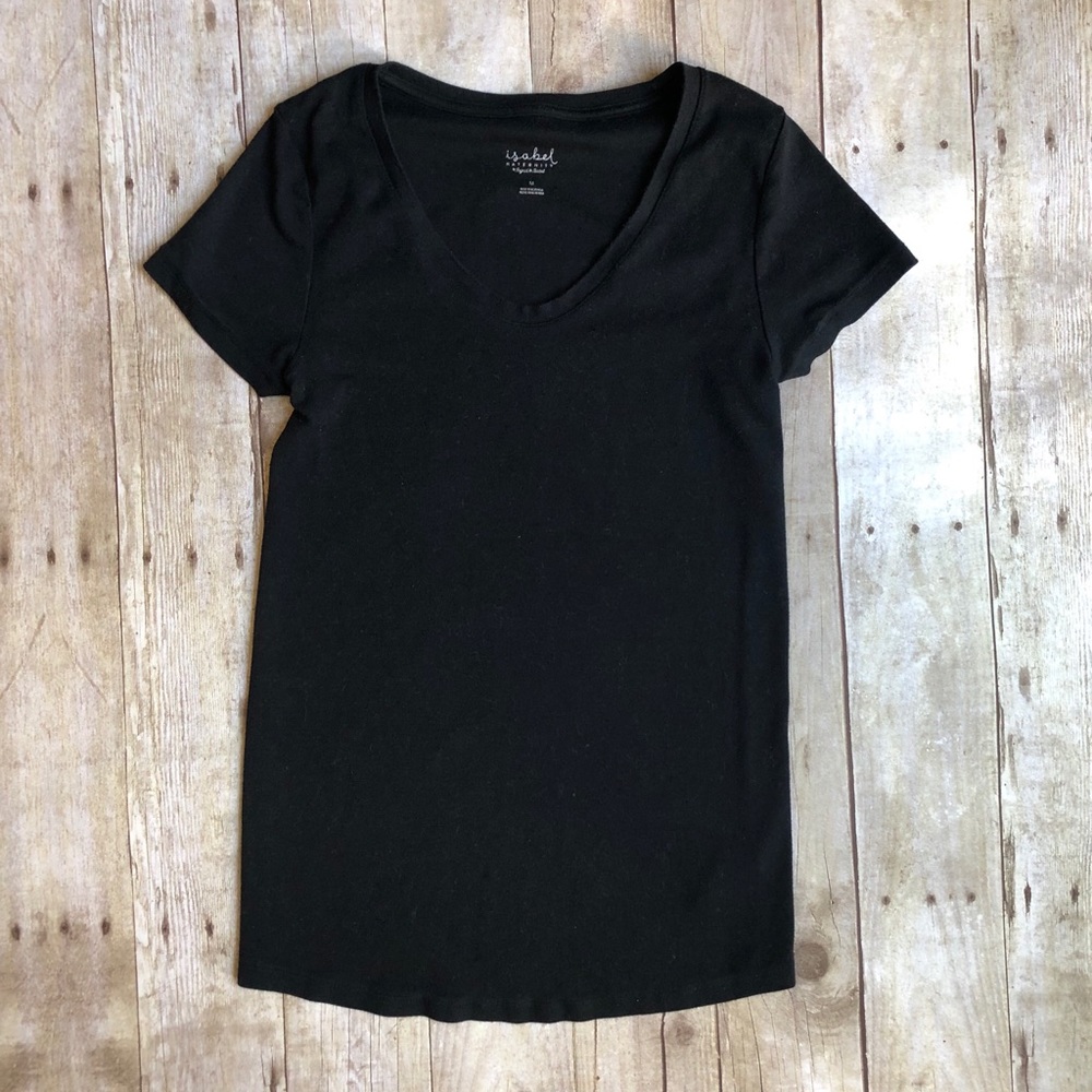 Isabel maternity super soft black top size medium